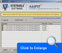 Add PST To Outlook 3.1