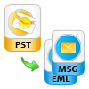 Convert Outlook PST to MSG or EML