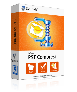 Compress PST Software box