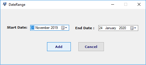 Select Date