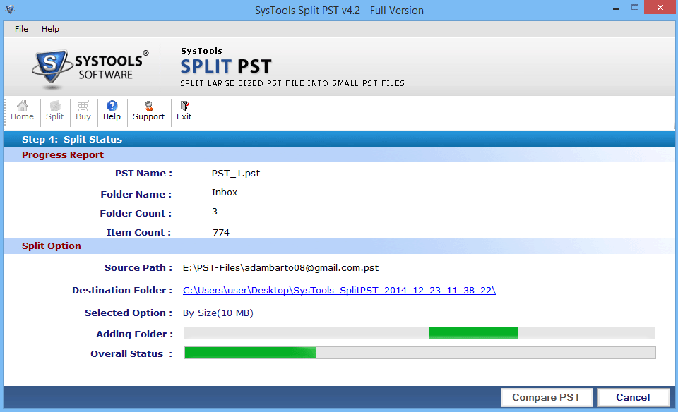 Split Status